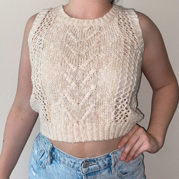 Vintage Tops - Vintage Knit Tank Top